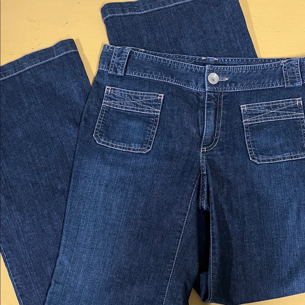 Banana Republic Dark Blue Flare Jeans